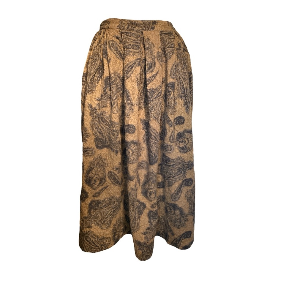 Vintage Perry Ellis Maxi Paisley Skirt